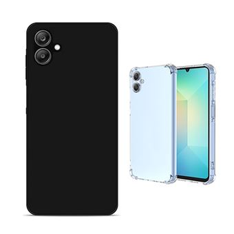 Kit Capa Silicone + Superprotect Phonecare para Samsung Galaxy A07 | Preto / Transparente - 1