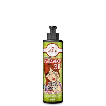 Coloração Temporária para Cabelos Gota Dourada Matizador 3D Vermelho Intenso 120ml - 1