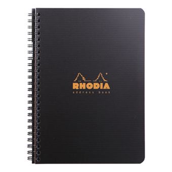 Agenda de Endereços Rhodia 119970C | Preto - 1