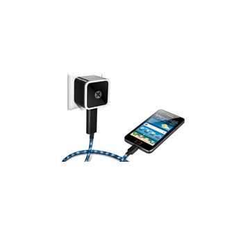 Carregador de Dispositivos Móveis Dexim Visible Green Smart | Azul, Branco - 1