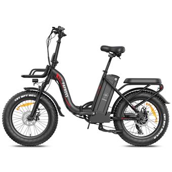 Bicicleta Elétrica FAFREES F20 Max | 500W | 48V30AH | 20" | Travão a disco mecânico | Preto - 1