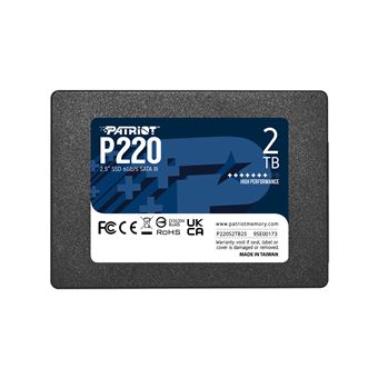 Disco SSD Patriot Memory P220 2TB | 2.5" | 2 TB - 1