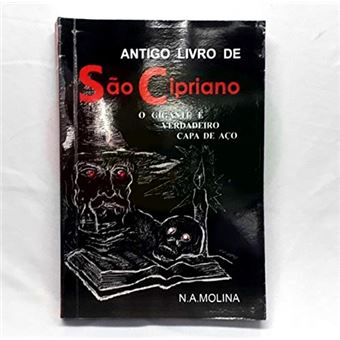 Antigo livro de São Cipriano, o Gigante e verdadeiro Capa de Aço - 1