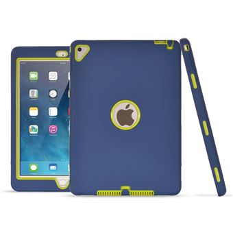 Capa Magunivers silicone à prova de queda choque poeira verde/azul escuro para Apple iPad Pro 9.7 inch (2016)/Air 2/Air - 1