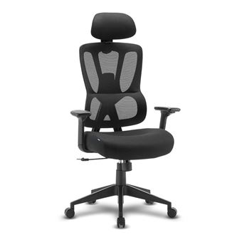 Cadeira de Escritório Ergonómica Offy Elya | Preto - 1