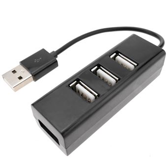 Mini Concentrador BeMatik USB 2.0 de 4 Portas Hub - 1