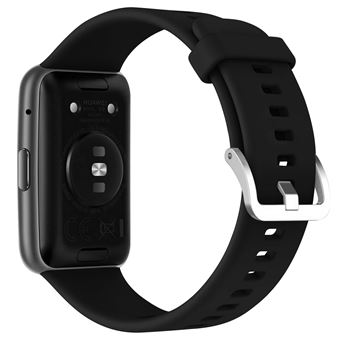 Bracelete Avizar para Huawei Watch Fit 2 | Silicone Resistente com Correia com Orifícios - Preto - 1
