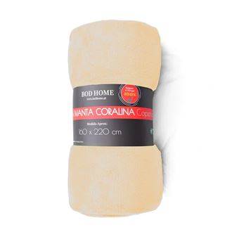 Manta de flanela BOD HOME | bege | 160x220cm - 1