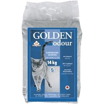 Areia Aglomerante Golden Grey Odour | 14 kg - 1