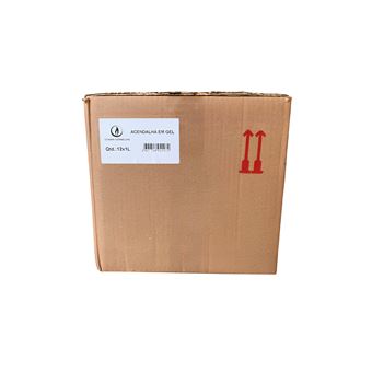 Acendalha em Gel Chama Vermelha | Garrafa 12 Unidades x 1L - 1
