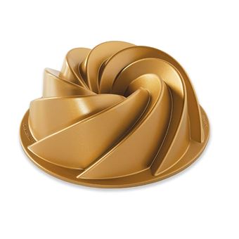 Forma Heritage Bundt Pan 6 cup da Nordic Ware 90077 - Dourado - 1