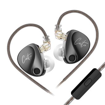 Auriculares Curvos SZSMART KZ-Castor HIFI com Microfone | In ear | Cabo para 3.5 mm | Versão de baixa frequência - 1