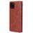 Capa Magunivers Pu Cavalo Louco Auto-Absorvido com Apoio Marrom para Samsung Galaxy A31_1