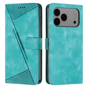 Capa FOXDOCK para iPhone 17 Pro Max | Pele | Flip | 3 Compartimentos para Cartões | Verde - 1