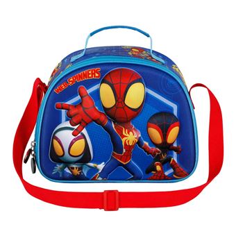 Lancheira Térmica para Criança 3D Kkaractermania SpiderMan Blue - 1