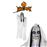 Fantasma Suspenso vidaXL 100 x 70cm Leve Branco_0