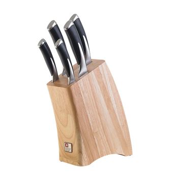 Amefa Kyu Conjunto em bloco de facas/cutelaria 5 peça(s) - 1