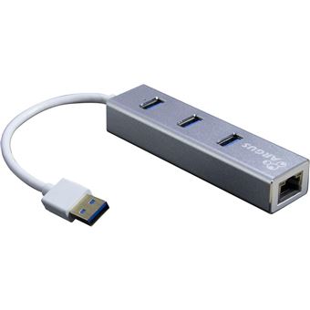 Base & Duplicador de Portas Inter-Tech Argus IT-310-S | Cinzento - 1