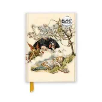 British Library Alice Asleep From Alices Adventures In Wonderland Foiled Blank Journal By Flame Tree Publishing - 1