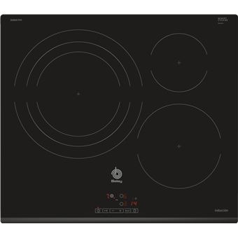 Placa de Indução Balay 3EB967FR | Elétrica | 59.2 cm | 3 Zonas | Preto - 1