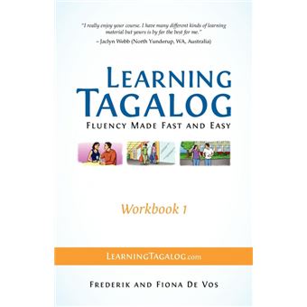 Learning Tagalog Fluency Made Fast And Easy Workbook part Of Abook Set - 1