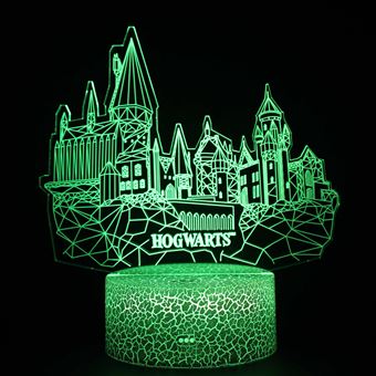 Lâmpada 3D HSMY | Infantil | Multicolorido com Controlo Remoto | Harry potter | 1582 - 1