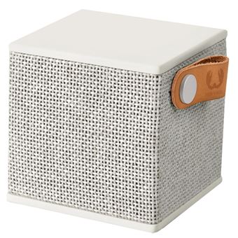Coluna Portátil Fresh 'n Rebel Rockbox Cube Fabriq Edition Bluetooth Speaker | Cloud Cinzento