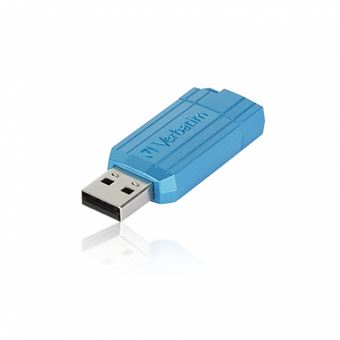 Unidade de Memória Usb Verbatim PinStripe | Azul - 1