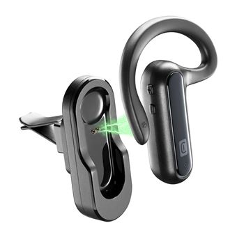 Auricular Bluetooth Cellularline Car Flat Preto Auricular