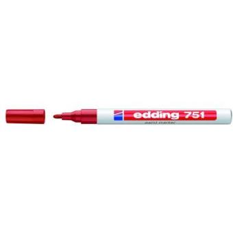 Edding 751 Paint Marker Red (10) - 1