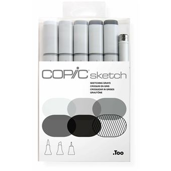 Marcador Copic Sketch Sketching Grays - 1