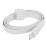 Cabo USB Flat Iphone Ipod Ipad Branco_0