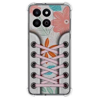 Capa TUMUNDOSMARTPHONE de silicone à prova de choque para Honor 200 Smart 5G Sneakers Design 09 Desenhos - 1