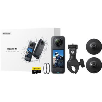 Câmara de Desporto de Ação Insta360 X4 Motorcycle Bundle | Preto - 1