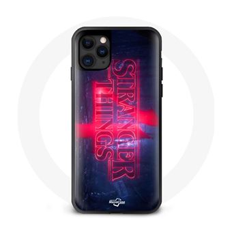 Capa Maniacase para Iphone 12 Stranger Things Logotipo Transparent Temporada 4 Bande Annonce 2022 - 1