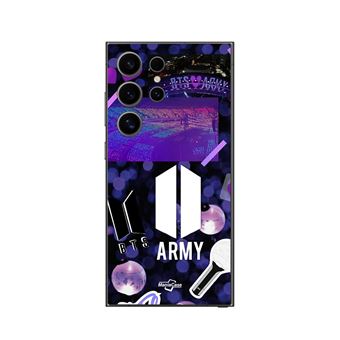 Capa Maniacase para Samsung Galaxy S24 Ultra BTS logotipo do exército Bangtan Subs - 1
