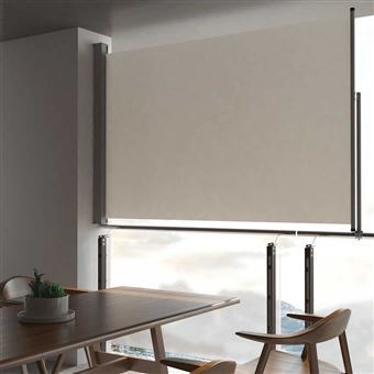 Toldo lateral retrátil para pátio vidaXL | 160x300 cm | creme - 1