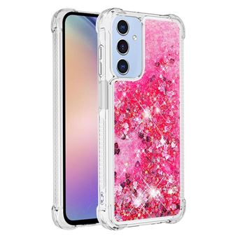 Capa Protetora GANGXUN para Samsung Galaxy A17 | TPU Transparente | Brilhante com Glitter e Areia Movediça | light Roxo - 1