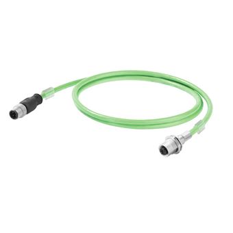Cabo de Rede Weidmüller IE-C5DS4UG0025MBSMCS-E | Verde - 1
