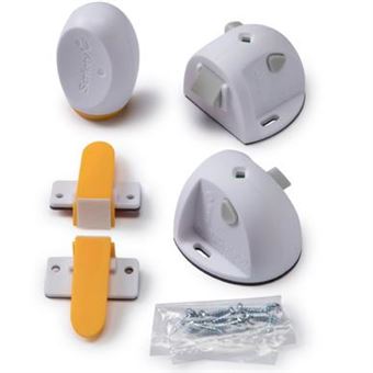 Cadeado para segurança de crianças safety 1st 3202002100 bloqueio magnético para proteção infantil cinzento