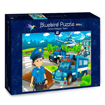 Puzzle BLUEBIRD 70363 Police Rescue Team | 48 Peças - 1
