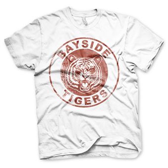 T-shirt Bayside Tigers Washed Logo | Branco | S