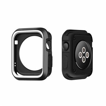 Capa de Proteção Reforçada G4M para Apple Watch Series SE - 44mm - Preto / Branco - 1