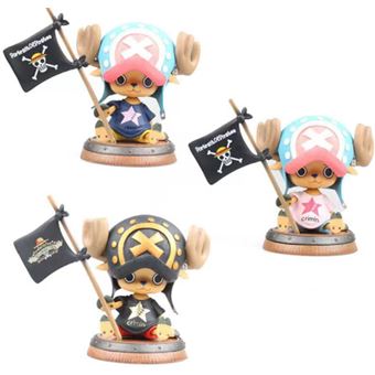 Figura Anime One Piece EZII Tonytony Chopper 8 PINK BLACK BLUE 3em1 - 1