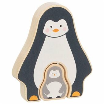 Puzzle de Blocos Goki Pinguim 57333 | 2 Peças - 1