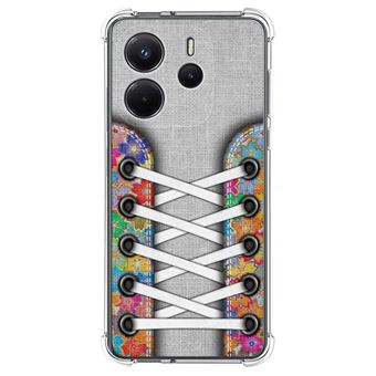 Capa TUMUNDOSMARTPHONE de silicone à prova de choque para Xiaomi Redmi Note 14 4G Sneakers Design 04 Desenhos - 1
