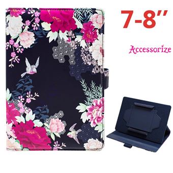 Capa Livro COOL Ebook / Tablet 7"" Polegadas Universal Licença Accessorize Flores - 1