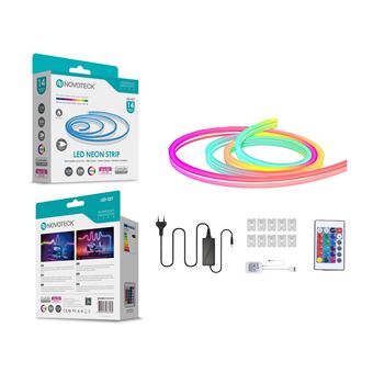 Fita Neon LED Novoteck LED-027 | 5M | 10W | 12V | 480LED | Ip65 Rgb - 1