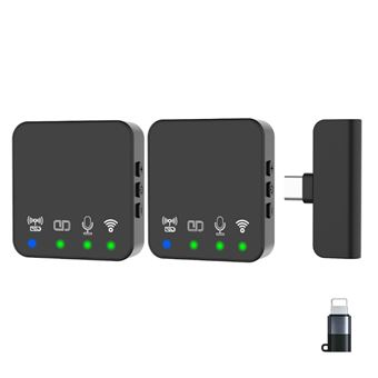 Microfone Wireless CO-Phénix com 2 transmissores | Tipo C + Lightning - 1