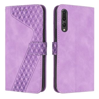 Capa FOXDOCK para Huawei P20 Pro com Fecho Magnético | Resistente a Impactos e Quedas | Compartimentos para Cartões | Roxo - 1